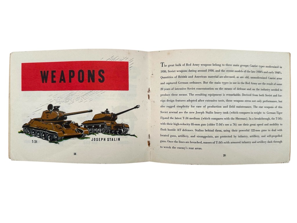 Original WWII US army brochure ‘our RED ARMY ally’ - Image 8