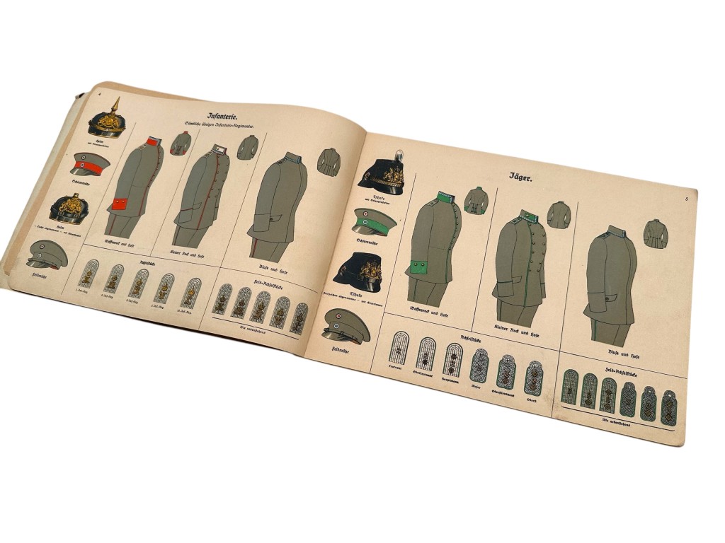 Original WW1 German Army brochure 'Die feldgraue Friedens- und Kriegs-Bekleidung der K. Bayerischen Armee' - Image 6