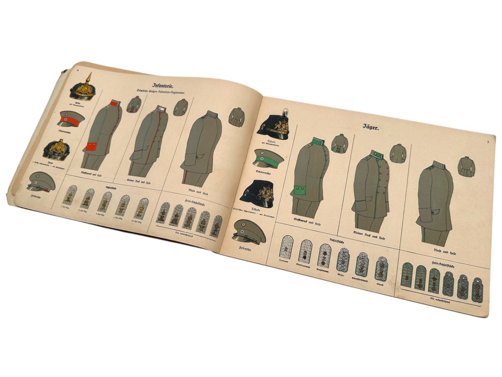 Original WW1 German Army brochure 'Die feldgraue Friedens- und Kriegs-Bekleidung der K. Bayerischen Armee' - Image 7