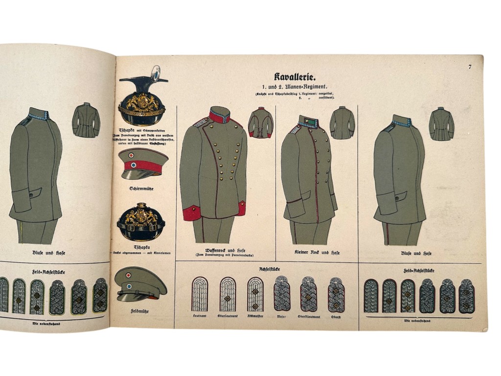 Original WW1 German Army brochure 'Die feldgraue Friedens- und Kriegs-Bekleidung der K. Bayerischen Armee' - Image 8