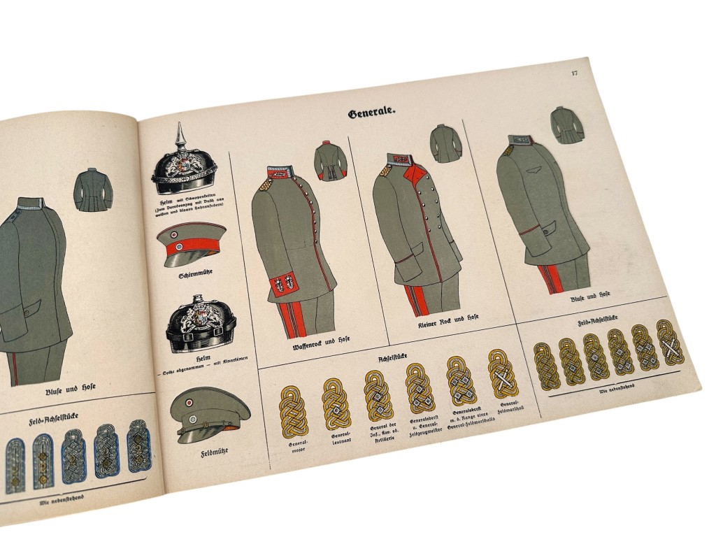 Original WW1 German Army brochure 'Die feldgraue Friedens- und Kriegs-Bekleidung der K. Bayerischen Armee' - Image 9
