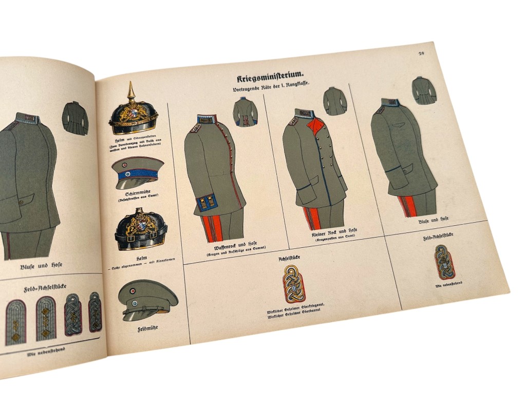 Original WW1 German Army brochure 'Die feldgraue Friedens- und Kriegs-Bekleidung der K. Bayerischen Armee' - Image 10