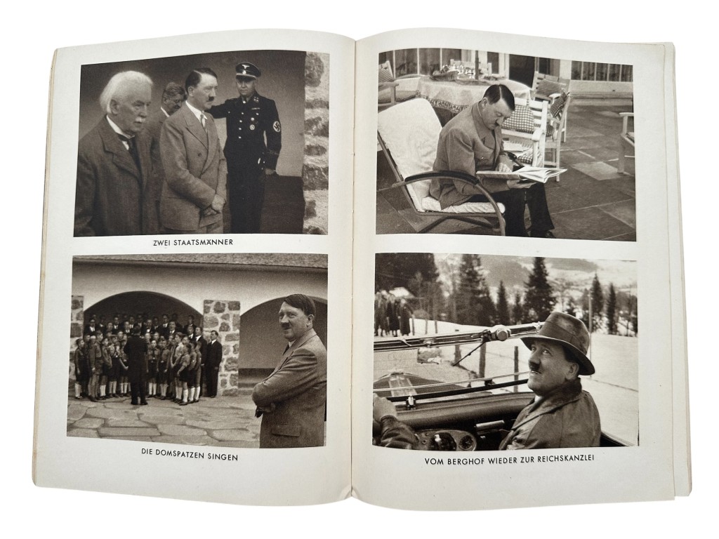 Original 1937 German book 'Hitler Abseits vom Alltag', published by Verlag und Vertriebs-Gesellschaft Berlin send to Amsterdam - Image 14