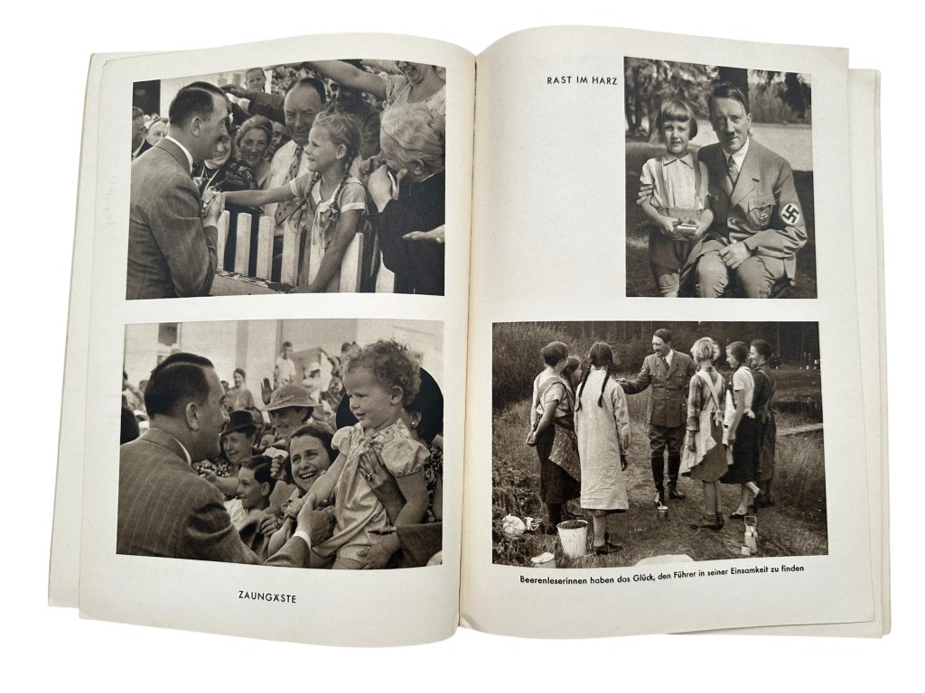 Original 1937 German book 'Hitler Abseits vom Alltag', published by Verlag und Vertriebs-Gesellschaft Berlin send to Amsterdam - Image 15