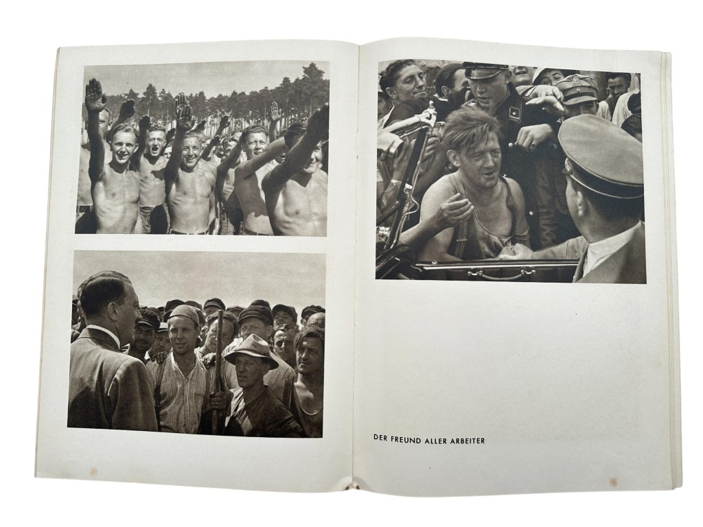 Original 1937 German book 'Hitler Abseits vom Alltag', published by Verlag und Vertriebs-Gesellschaft Berlin send to Amsterdam - Image 16