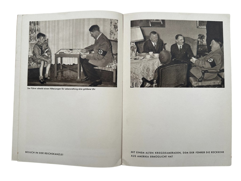 Original 1937 German book 'Hitler Abseits vom Alltag', published by Verlag und Vertriebs-Gesellschaft Berlin send to Amsterdam - Image 18