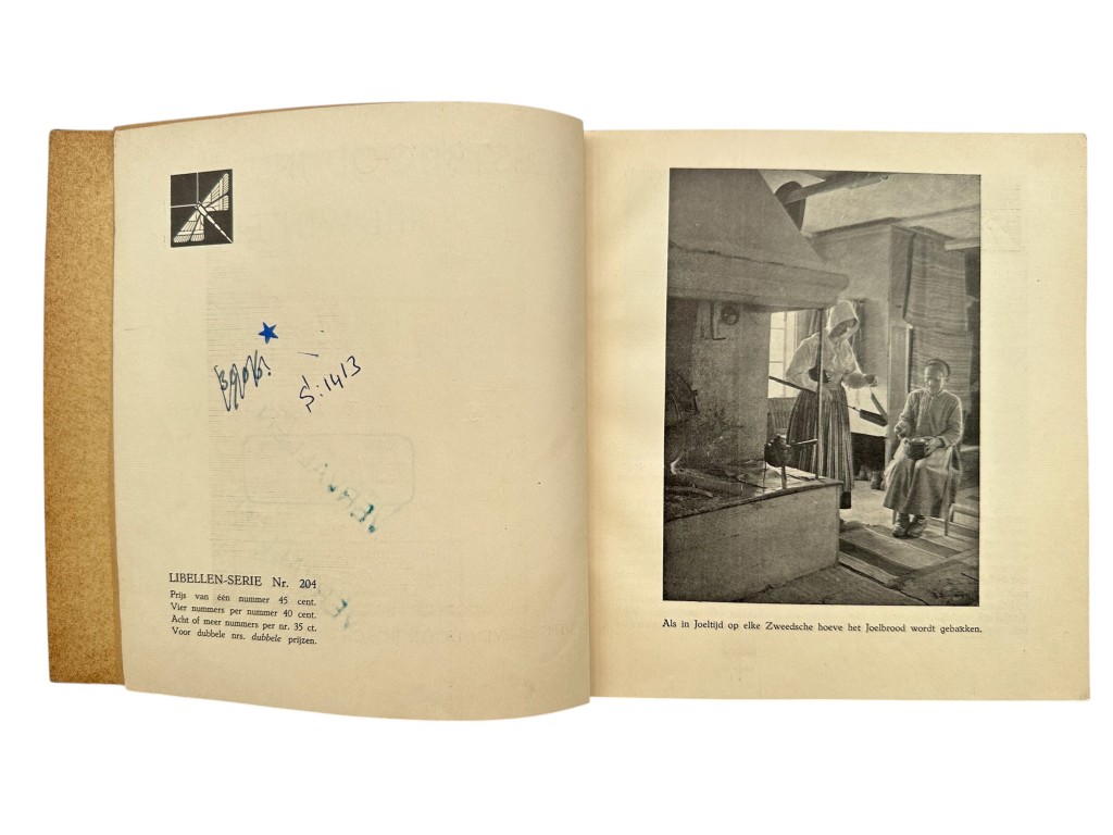 Original WWII Dutch book 'Feestbrood in Midwintertijd', written by D. J. van der Ven and published by Bosch & Keuning in Baarn (Used by the N.A.D) - Image 4
