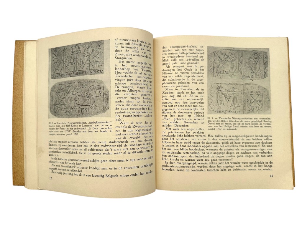 Original WWII Dutch book 'Feestbrood in Midwintertijd', written by D. J. van der Ven and published by Bosch & Keuning in Baarn (Used by the N.A.D) - Image 7