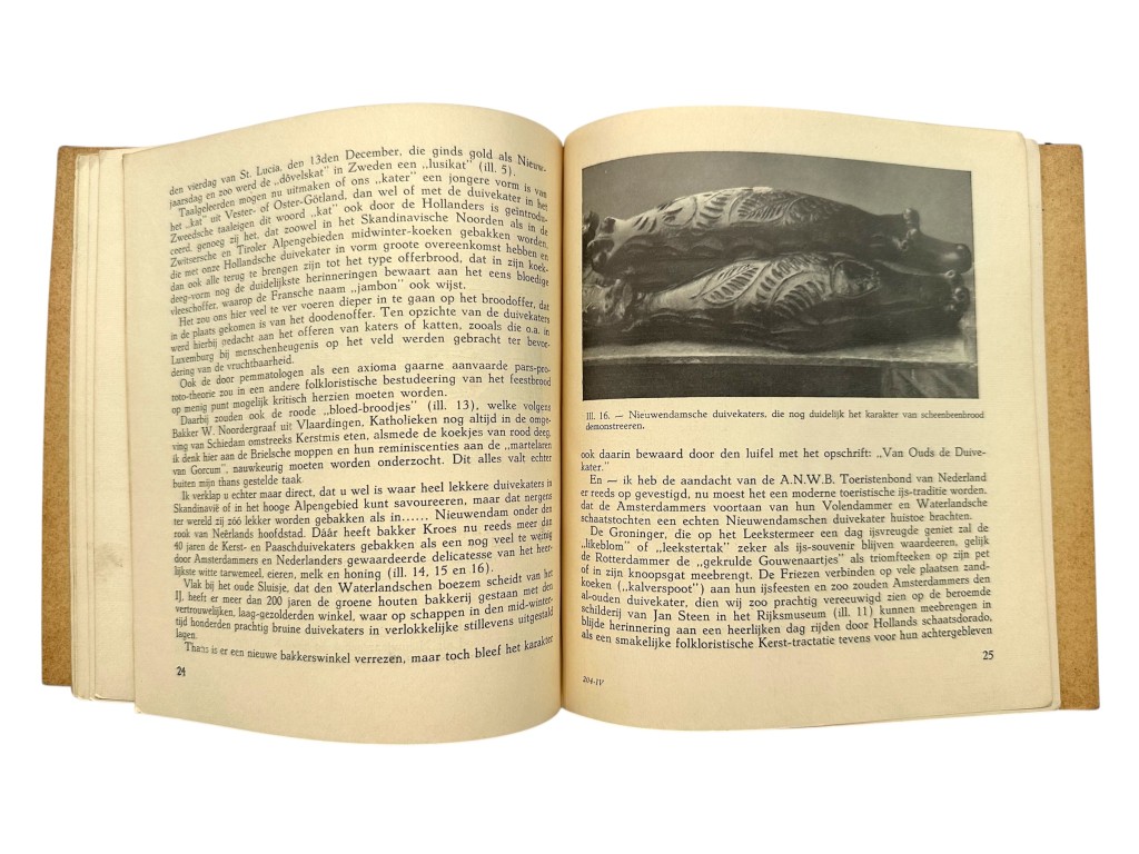 Original WWII Dutch book 'Feestbrood in Midwintertijd', written by D. J. van der Ven and published by Bosch & Keuning in Baarn (Used by the N.A.D) - Image 8