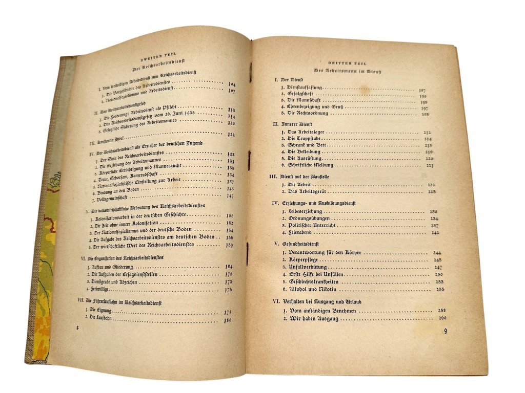 Original German book 'Spaten und Ähre' published in 1939 as a handbook for German youth serving in the Reich Labour Service (R.A.D.) - Image 5