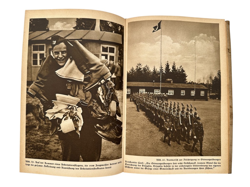 Original German book 'Spaten und Ähre' published in 1939 as a handbook for German youth serving in the Reich Labour Service (R.A.D.) - Image 7