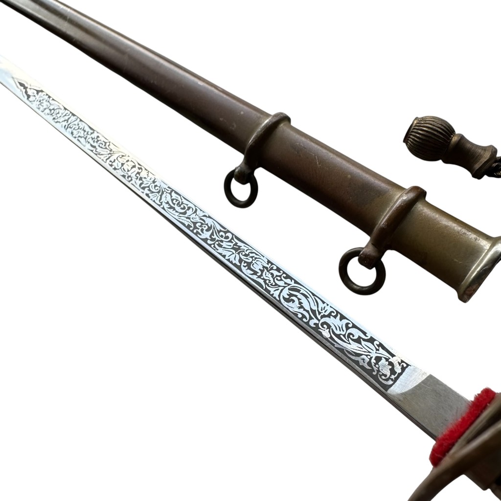 Original WWII German miniature sword manufactured by the company Eickhorn in Solingen - Image 4