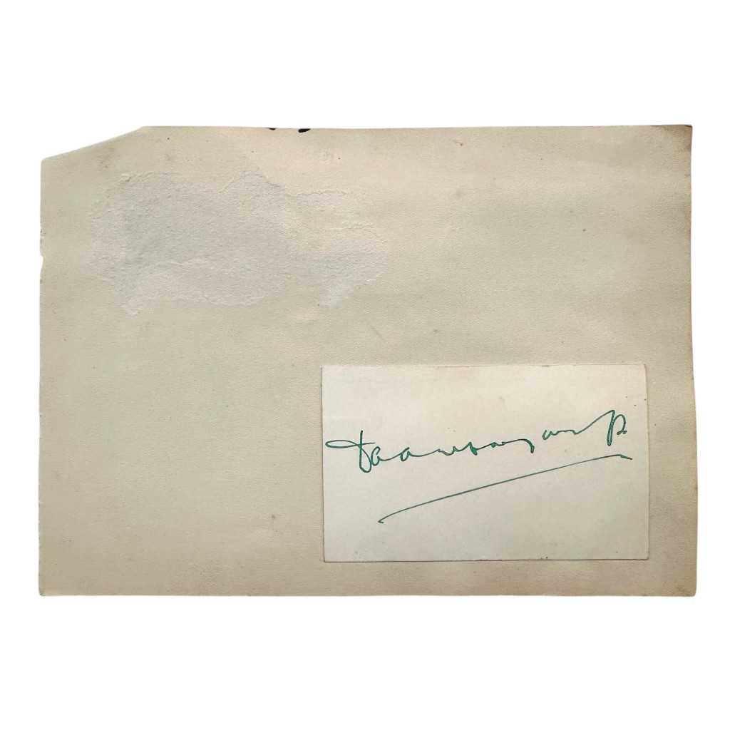 Original WWII Dutch NSB autograph of Ernst Voorhoeve - Image 4