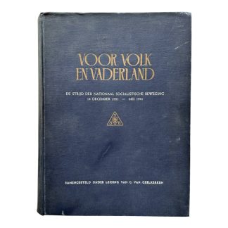 Original 1941 Dutch NSB book 'Voor Volk en Vaderland'