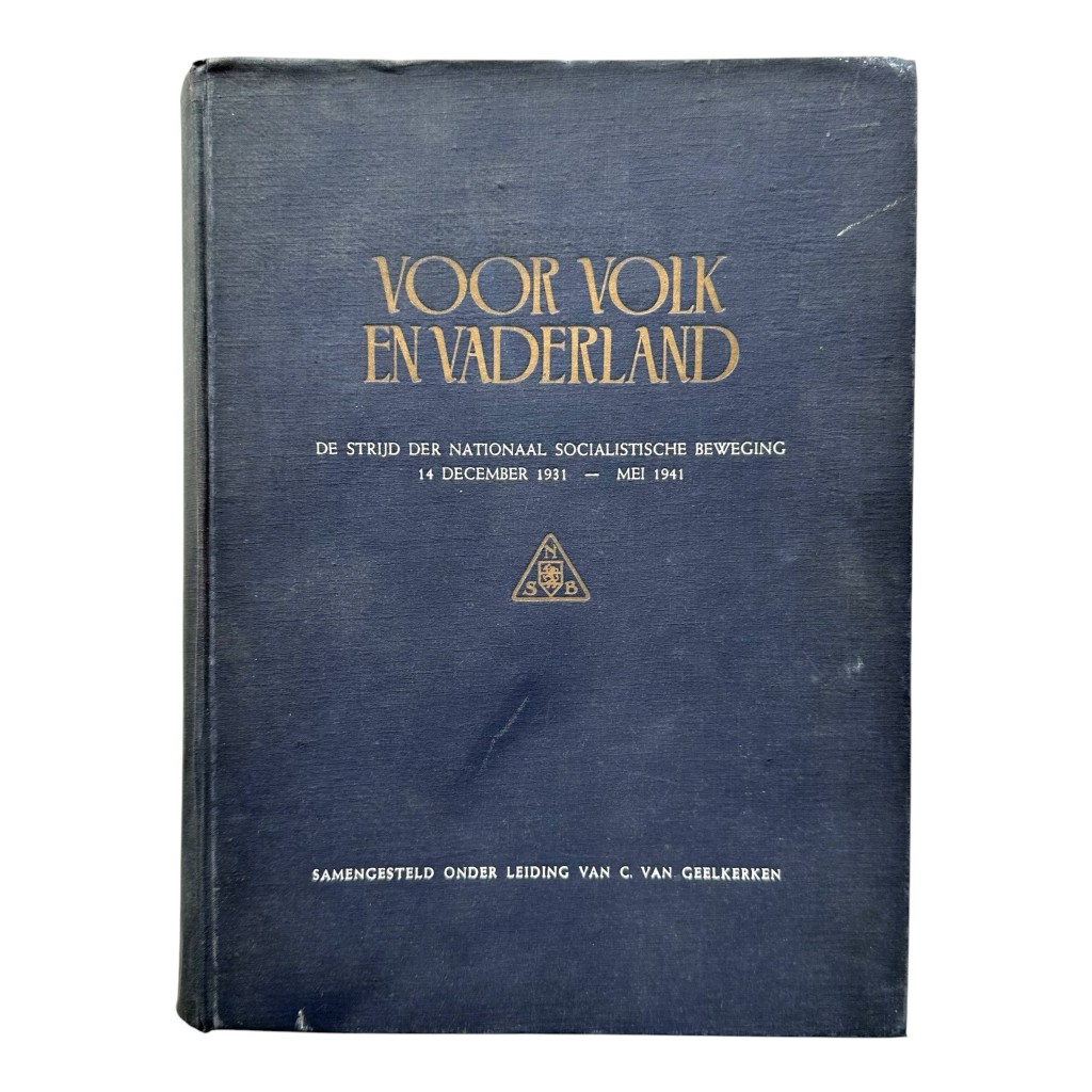 Original 1941 Dutch NSB book 'Voor Volk en Vaderland'