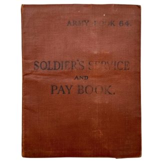 Origineel 1945 Soldier's Service and Pay Book Nederlander uit Breda met pasfoto WOII Brits leger persoonlijk militair document verzamelaars
