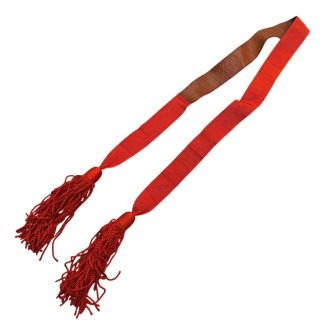 Original Pre 1940 Dutch army ceremonial orange sash - oranje sjerp voor gala uniform van voor 1940.