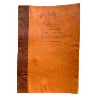 Original WWII British SOE code book used in the Netherlands.