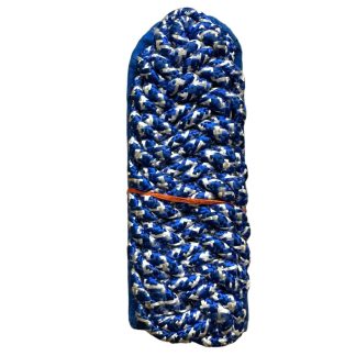 Originele WWII Nederlandse Schalkhaar Politie schouderstukken paar blauw met wit gevlochten koord Tweede Wereldoorlog militaria.