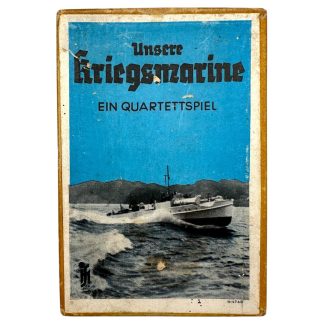 Original WWII German Kriegsmarine card game 'Unsere Kriegsmarine – Ein Quartettspiel'