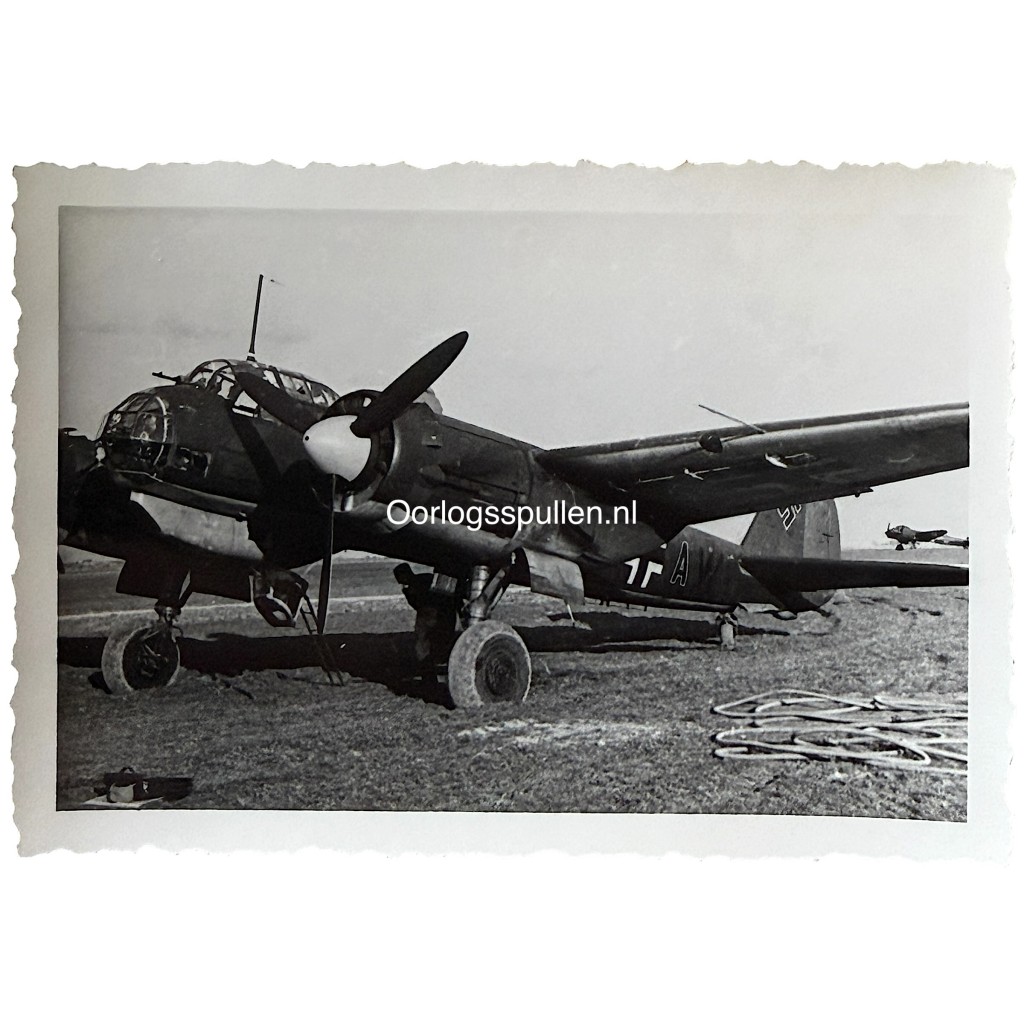 Original WWII German Luftwaffe Junkers Ju 88 airplane photo