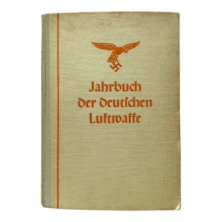 Original WWII Jahrbuch der Deutschen Luftwaffe 1942 German yearbook with photographs and documentation Second World War collectible for collectors.