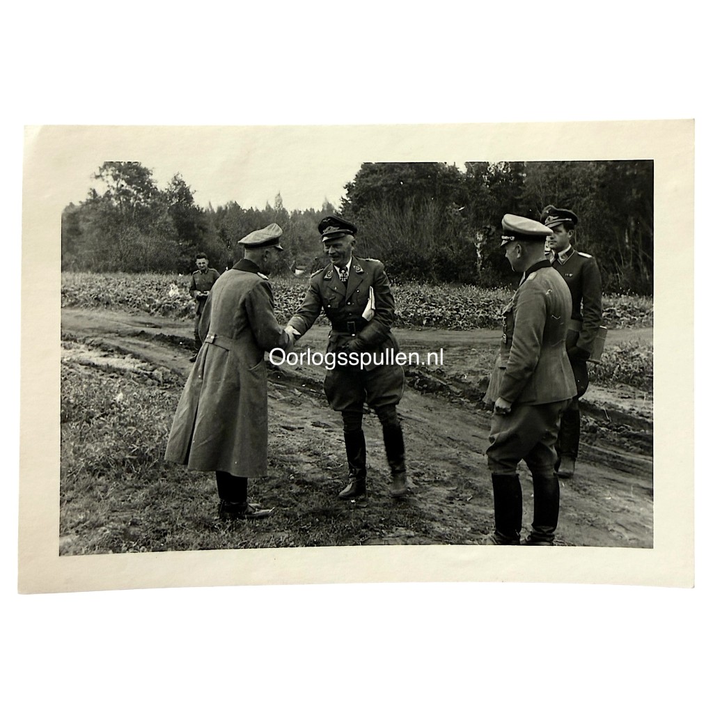 Original WWII German Luftwaffe photo of General with Knights Cross