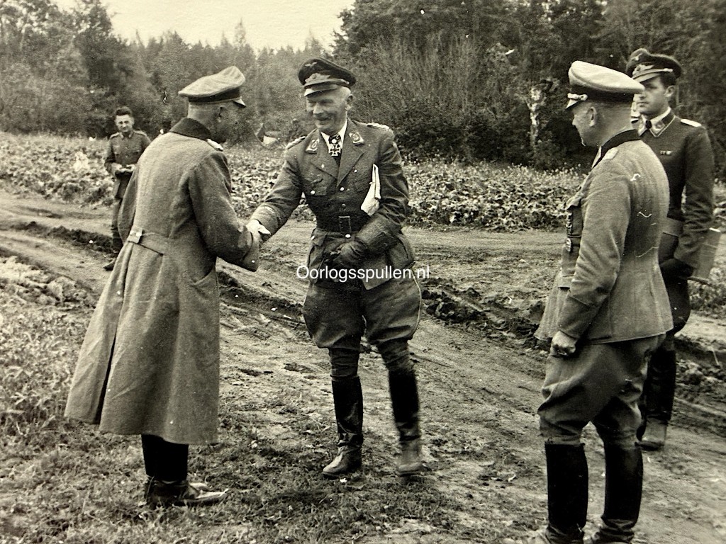 Original WWII German Luftwaffe photo of General with Knights Cross