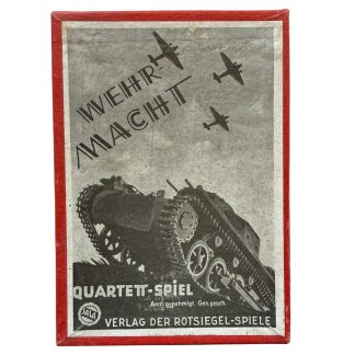 Original WWII German Wehrmacht Quartett-Spiel game