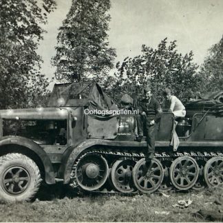 Original WWII German Wehrmacht photo of a Sd.Kfz. 7 (Sonderkraftfahrzeug 7)
