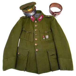 Original WWII Nederlandsche Arbeidsdienst N.A.D. 'Onderopzichter' uniform uit de Tweede Wereldoorlog