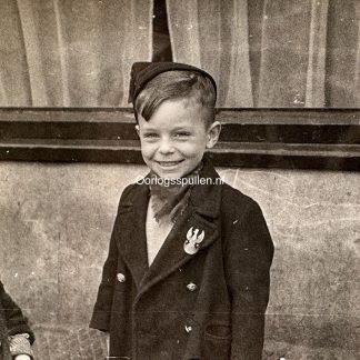 Originele WWII Poolse geallieerde foto Nederlandse kinderen Breda februari 1945 Army Education Bureau Polish Ministry of National Defence