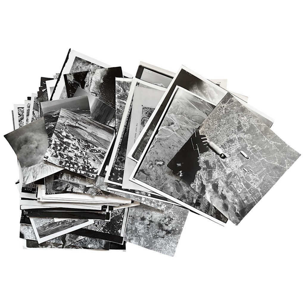 Original Allied Second World War aerial photograph collection from No. 683 Squadron RAF showing bombing missions, reconnaissance flights and aerial photography over Italy for collectors.