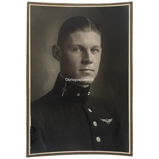 Originele pre-1940 Nederlandse luchtvaartfoto van Antonie Hubertus Bodaan Ridder Militaire Willems-Orde Nederlandse vlieger Tweede Wereldoorlog verzamelaars