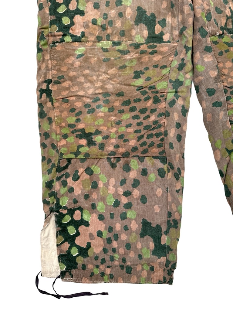Original WWII German Waffen-SS reversible winter Erbsentarnmuster Wendetarnhose camouflage trousers - Image 3