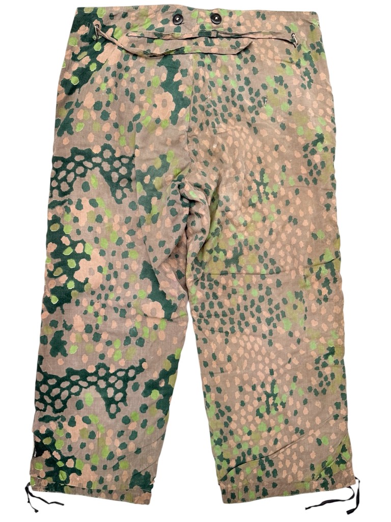 Original WWII German Waffen-SS reversible winter Erbsentarnmuster Wendetarnhose camouflage trousers - Image 6