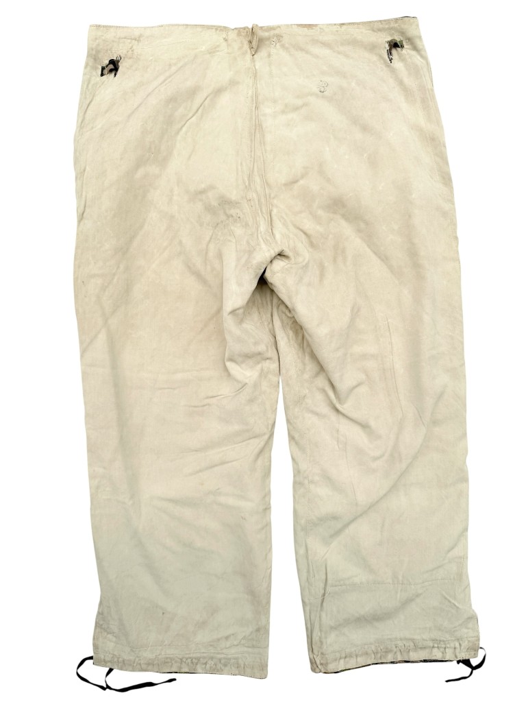 Original WWII German Waffen-SS reversible winter Erbsentarnmuster Wendetarnhose camouflage trousers - Image 22