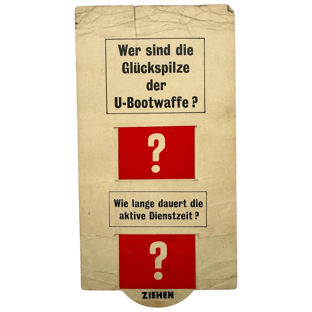 Original WWII Allied Anti-Kriegsmarine U-Boot propaganda leaflet - Image 3