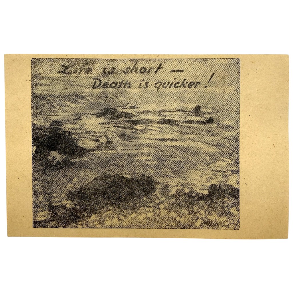 Original WWII German Propaganda Leaflet 'Will You Ever Hear Her Sweet Voice Again?' - Image 2