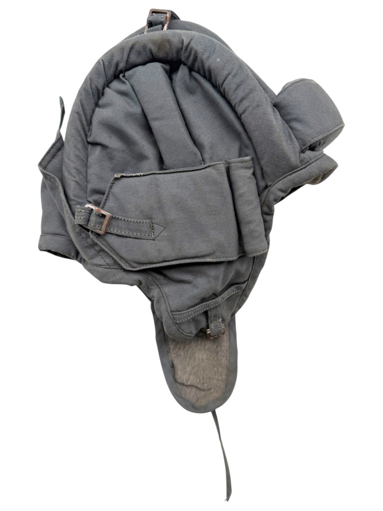 Original WWII Soviet Russian M37 Type 2 Tanker Helmet Zirka Cloth - Image 2