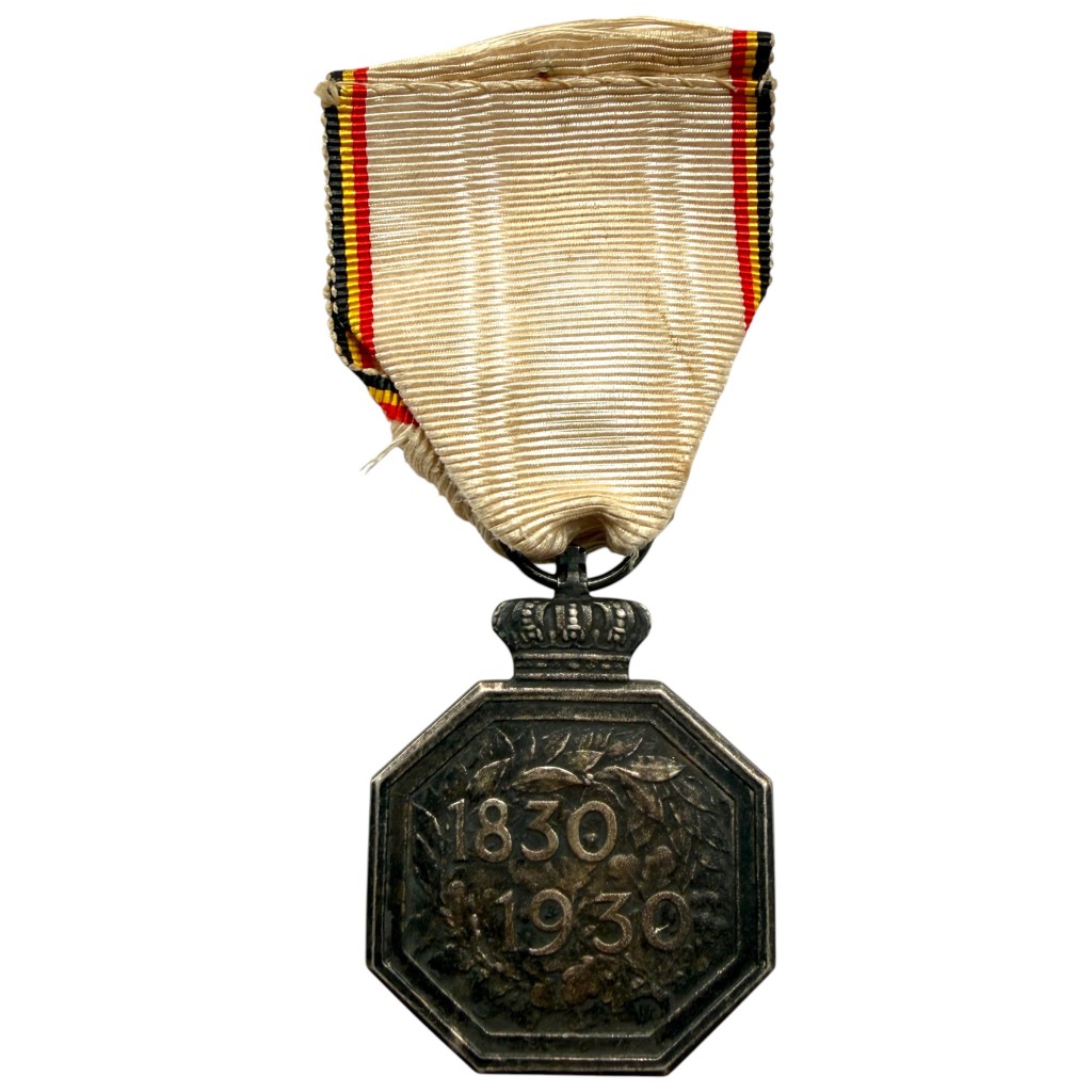 Original 1830-1930 Belgian Centenary of National Independence Commemorative Medal - Image 2