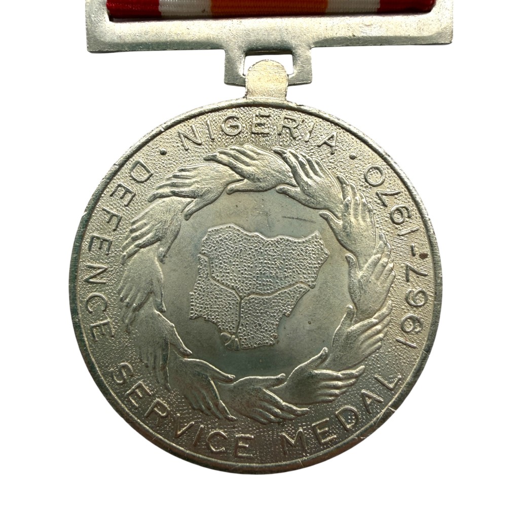 Original 1967-1970 Nigerian Defence Service Medal – Nigerian Civil War
