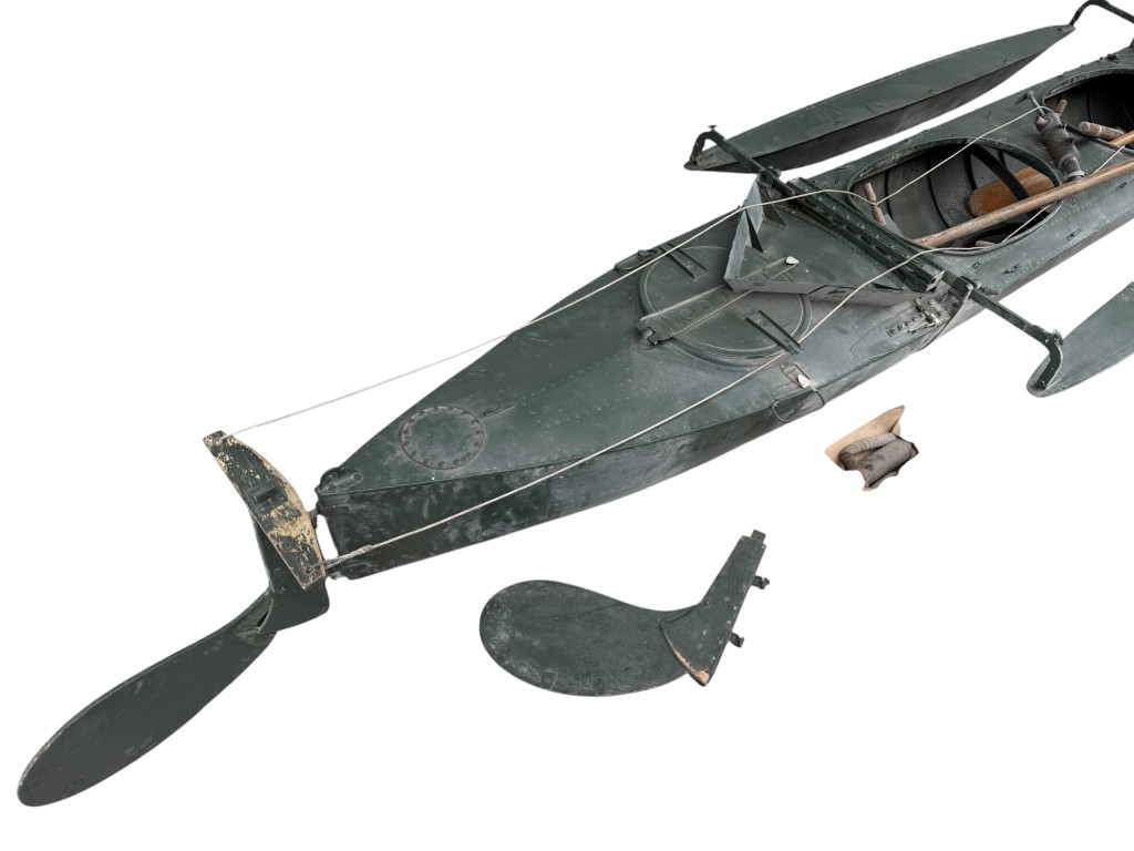 Original WWII British Mk VII Cockleshell Canoe – Extremely Rare Special Forces Museum Piece