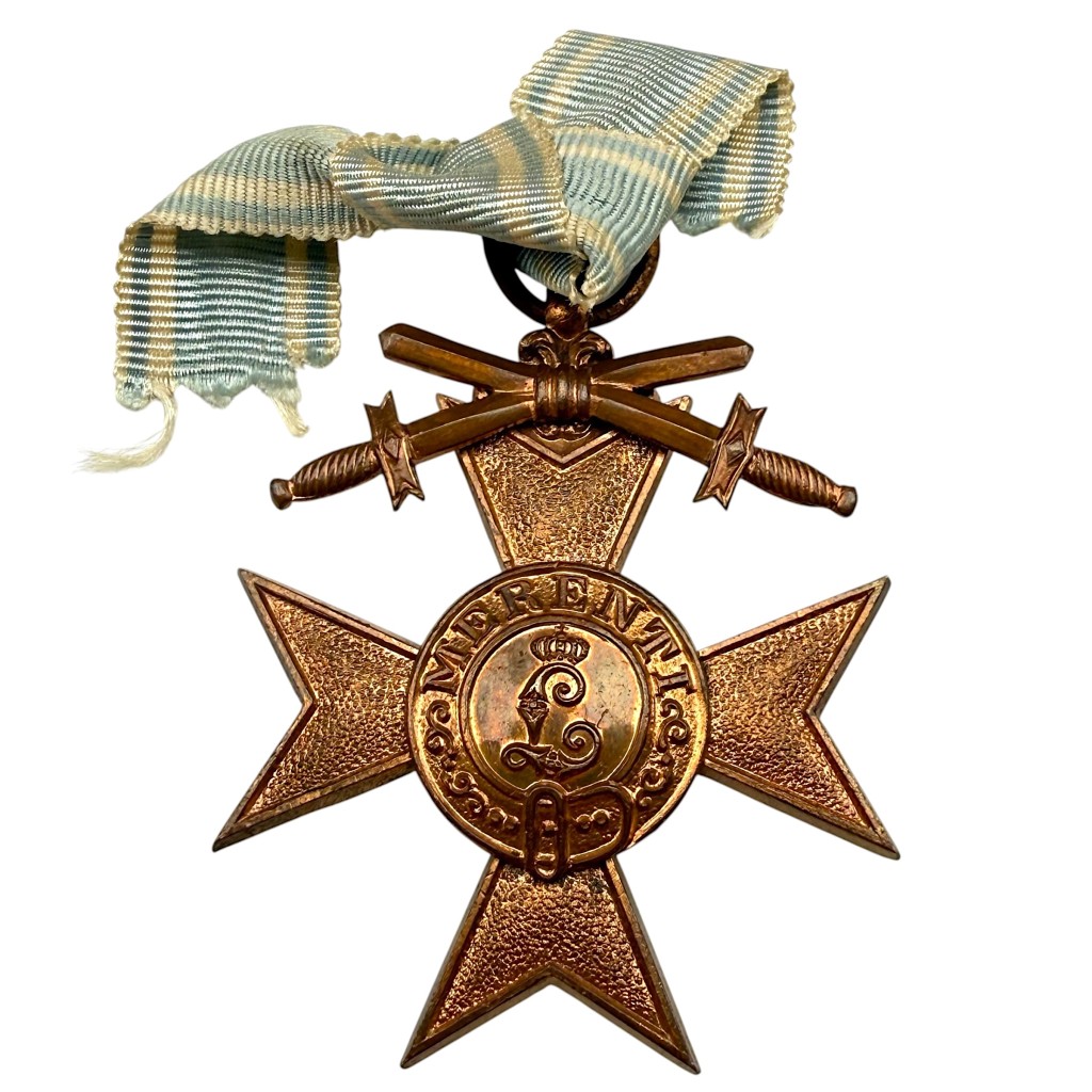 Original Bavarian Military Merit Cross 3rd Class with Swords 1866 Kingdom of Bavaria