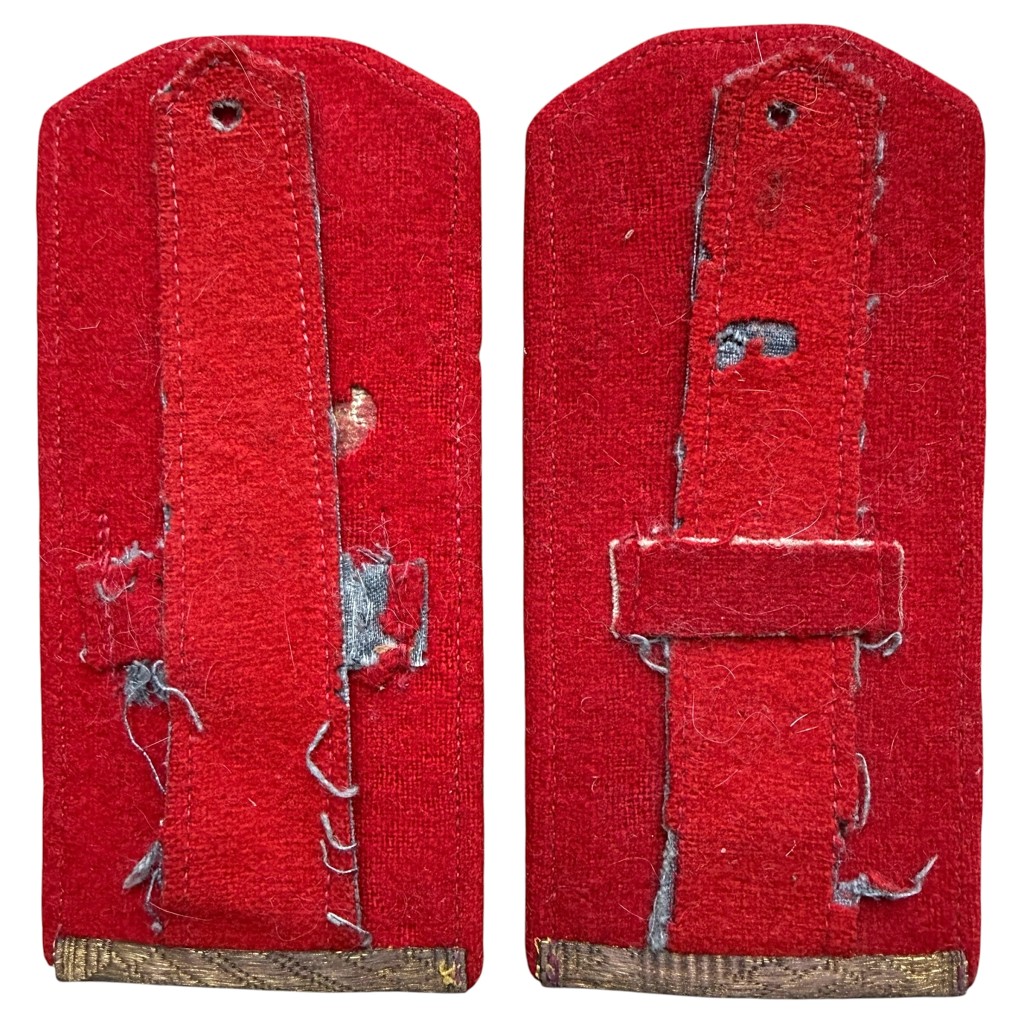 Original WWII Soviet Russian Major General Shoulder Boards – Artillery & Armored Troops - Afbeelding 4