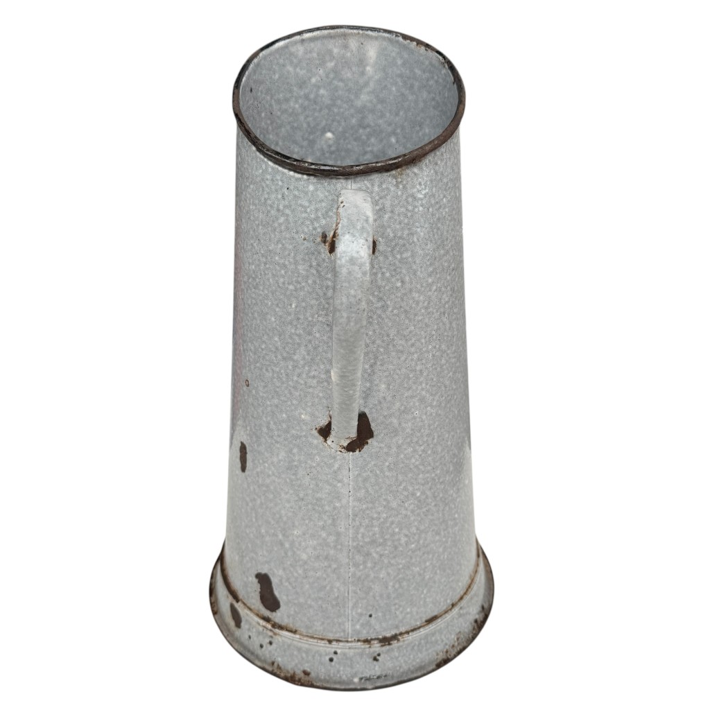 Original WWII Oskar Schindler Deutsche Emailwarenfabrik Enamel Water Pitcher – Krakow - Image 3