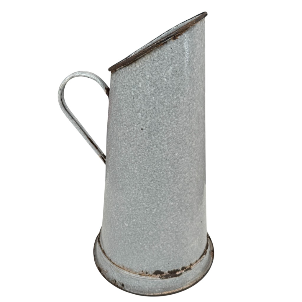Original WWII Oskar Schindler Deutsche Emailwarenfabrik Enamel Water Pitcher – Krakow - Image 9