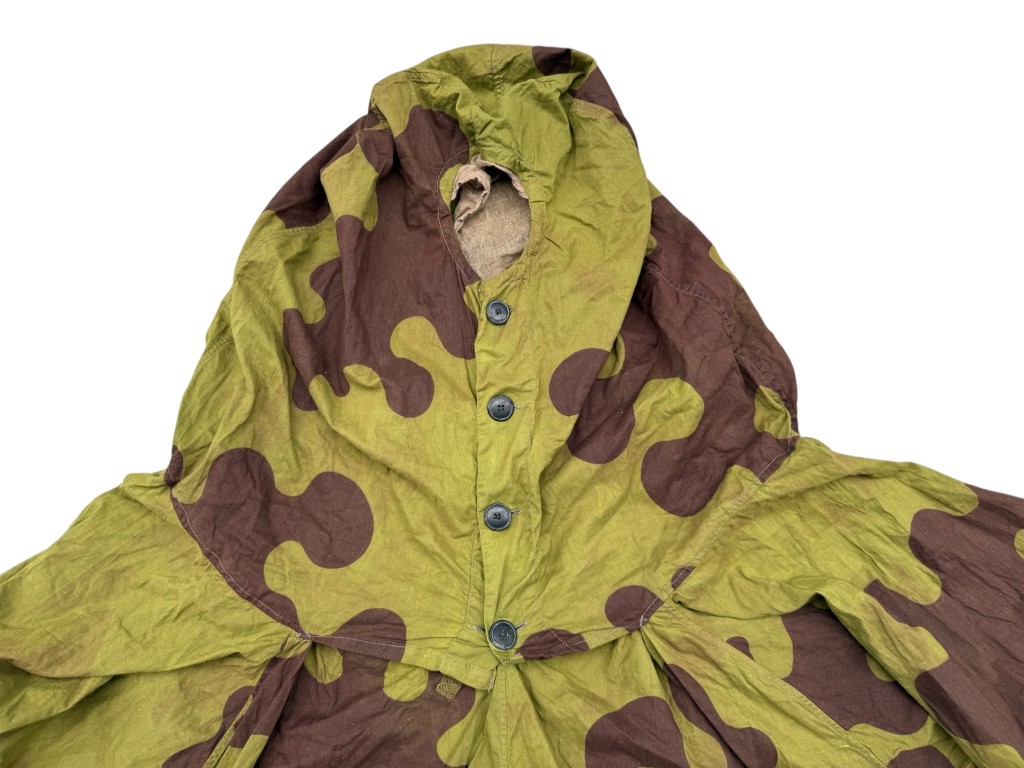 Original WWII Soviet Russian 'Amoeba' Sniper & Reconnaissance Camouflage Smock – 1941 Dated - Image 3