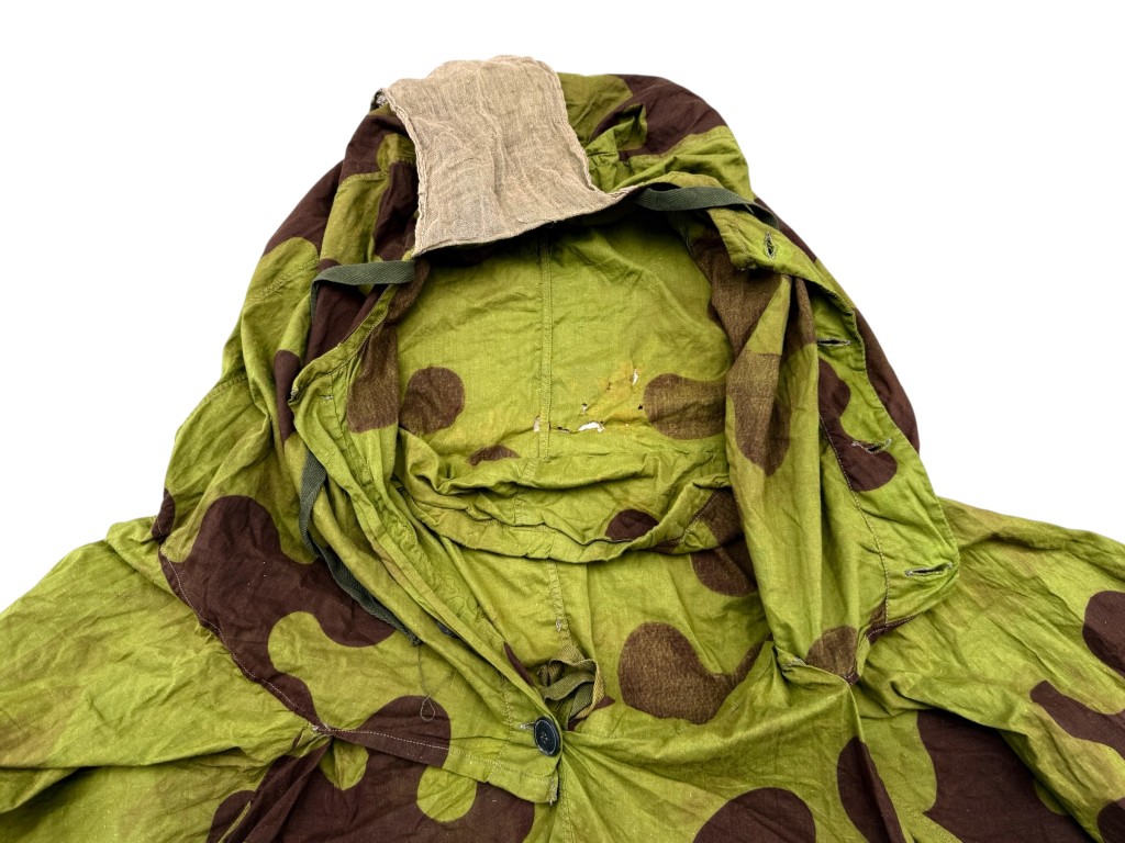 Original WWII Soviet Russian 'Amoeba' Sniper & Reconnaissance Camouflage Smock – 1941 Dated - Image 4