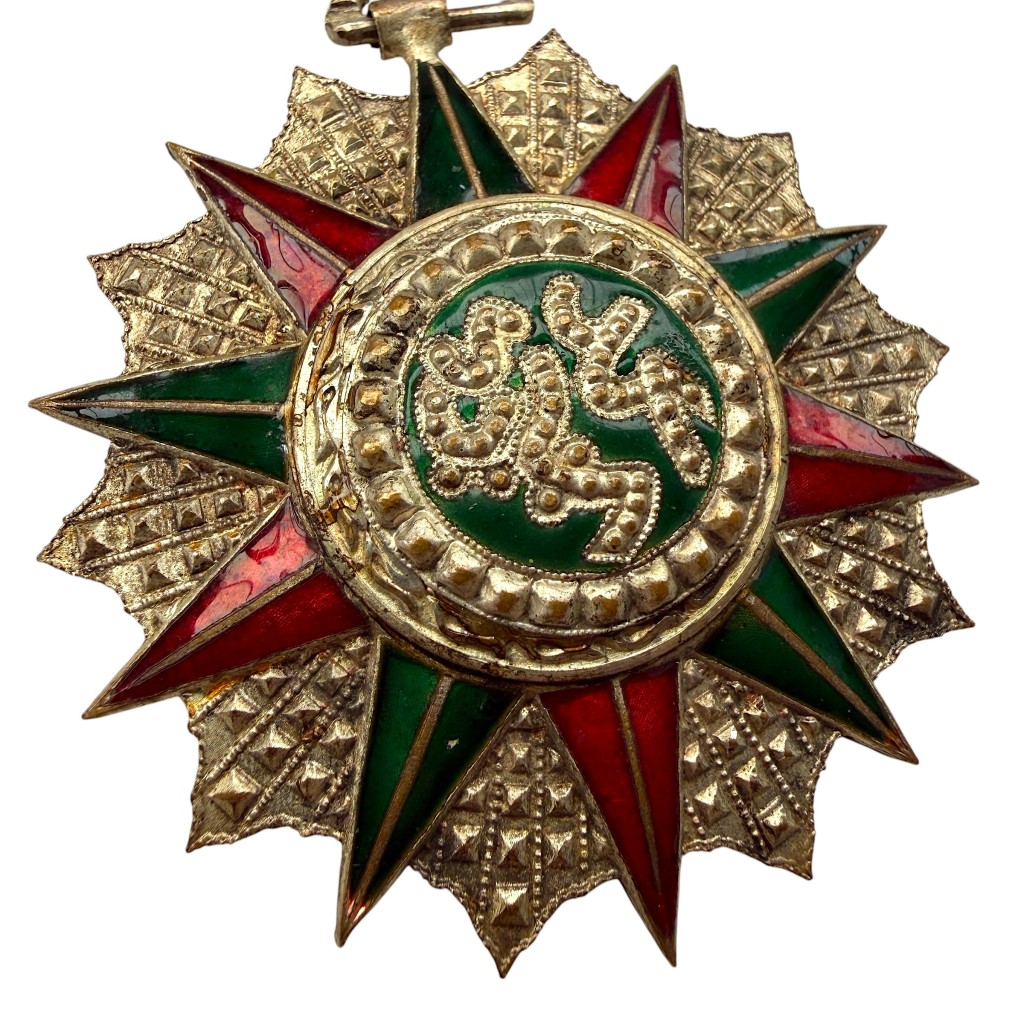 Original Tunisian Nichan Iftikhar Commander’s Cross Order of Glory with Neck Ribbon